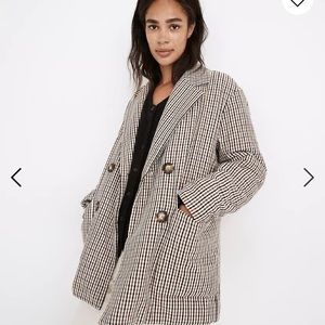 Madewell padded jacket in plaid